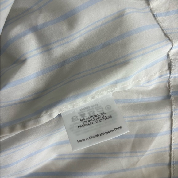 NEW TORY BURCH RUFFLE BUTTON SHIRT SLEEVES 10 - Picture 9 of 9